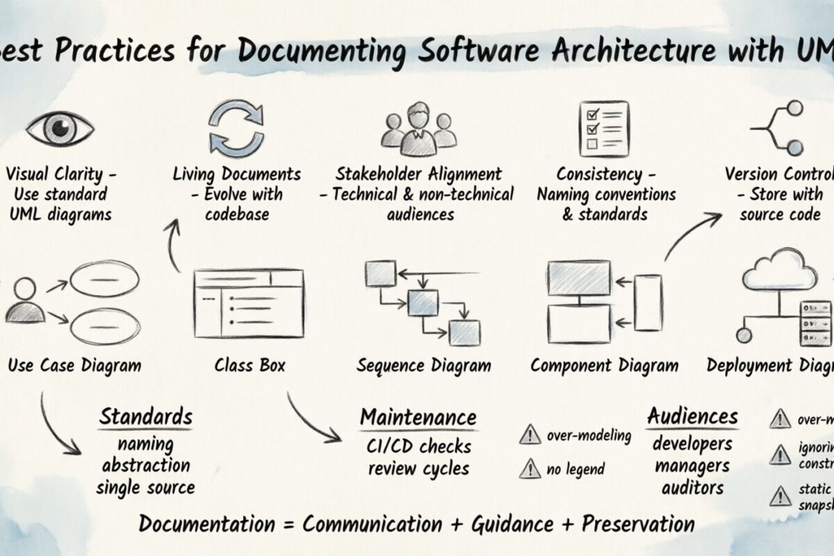 Guía de UML: Mejores prácticas para documentar la arquitectura de software