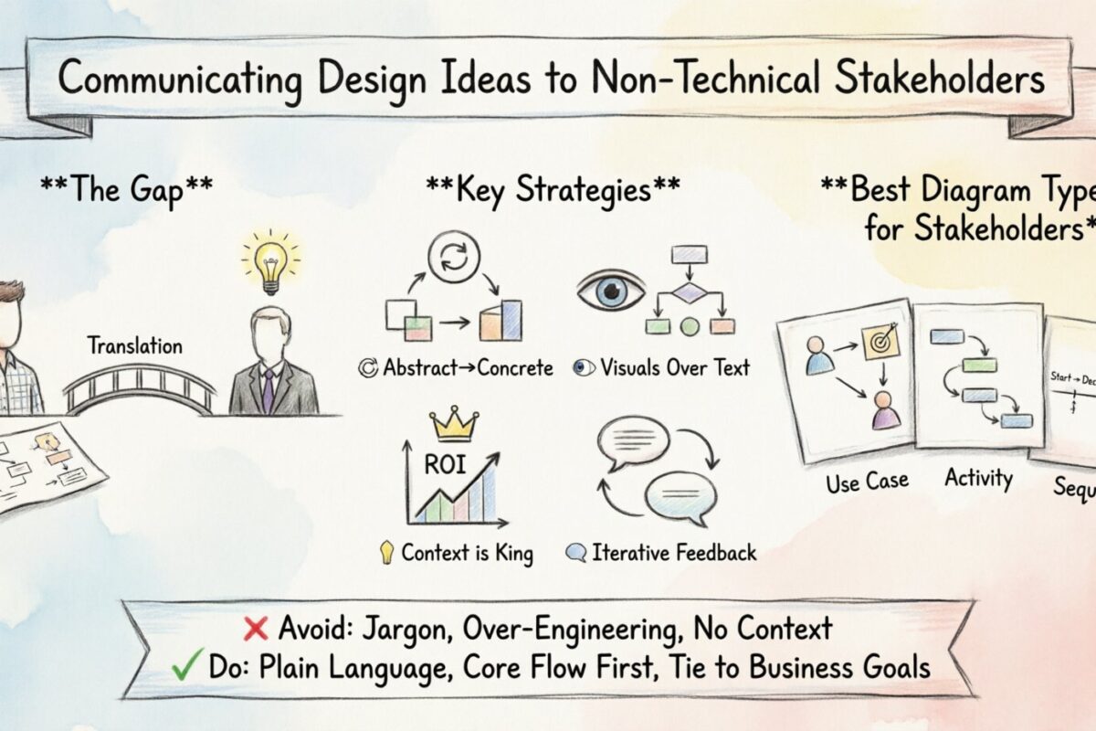 Guía de UML: Comunicando ideas de diseño a partes interesadas no técnicas