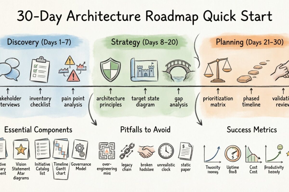Guía de inicio rápido: Creación de una hoja de ruta arquitectónica inicial en 30 días