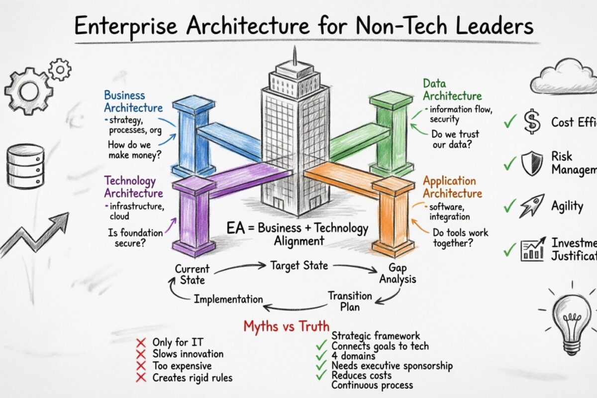 Arquitectura Empresarial para Líderes No Técnicos: Una Explicación Simplificada Arquitectura Empresarial para Líderes No Técnicos: Una Explicación Simplificada