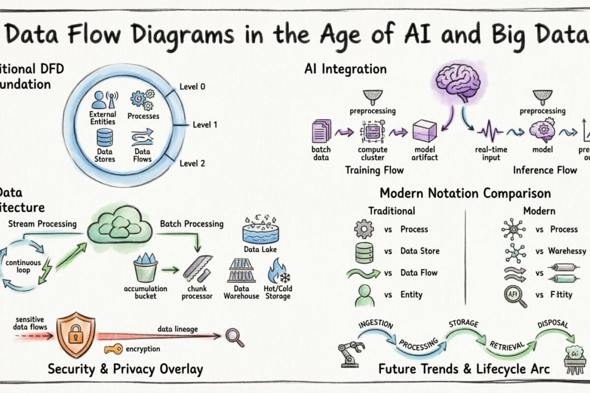 Les diagrammes de flux de données à l’ère de l’intelligence artificielle et des grandes données
