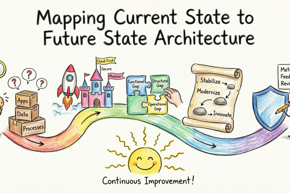 Le tutoriel pour débutants : Cartographie de l’architecture actuelle vers l’architecture future