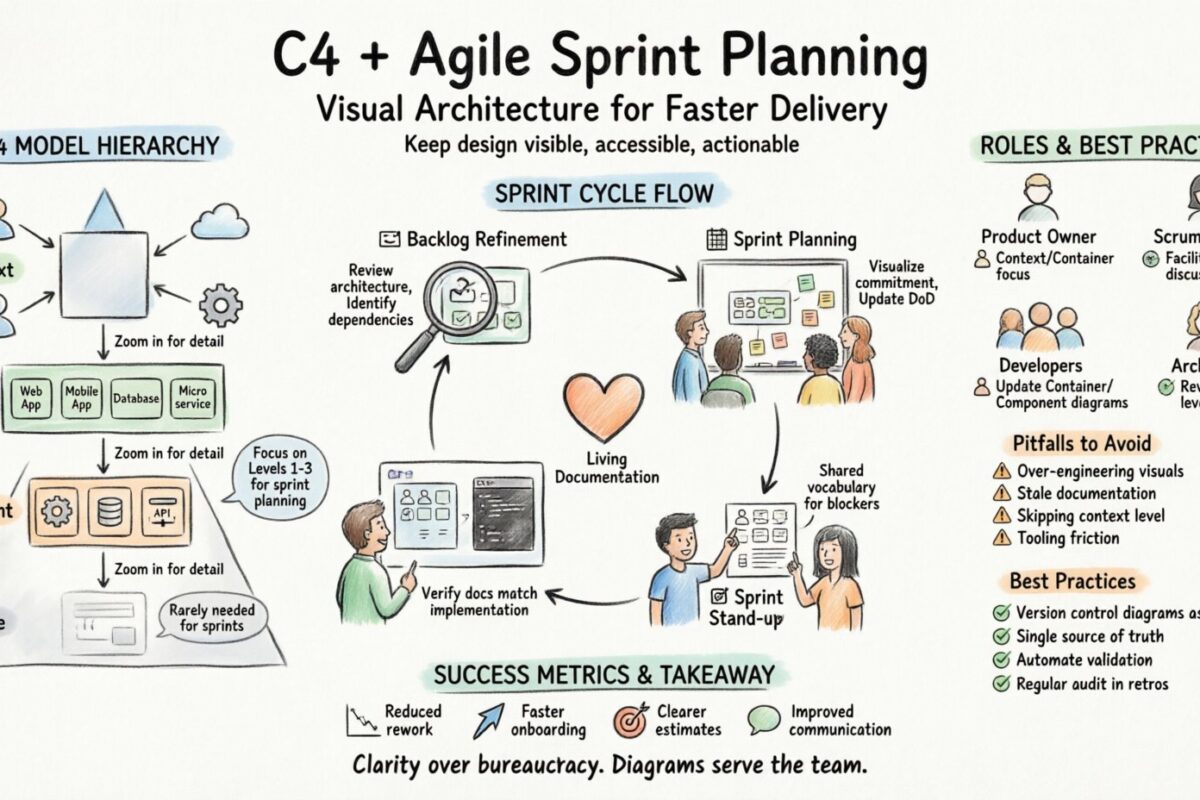 Mengintegrasikan Diagram C4 ke dalam Proses Perencanaan Sprint Agile