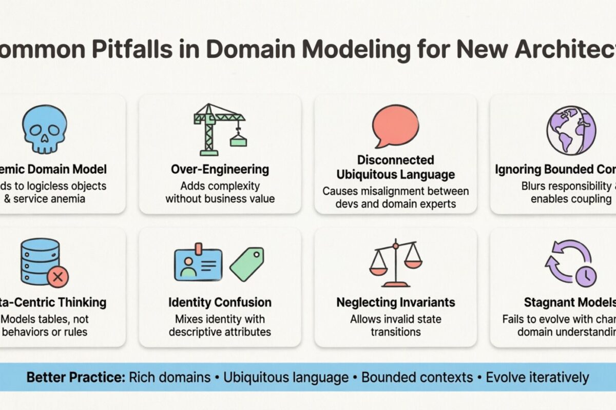 Kesalahan Umum dalam Pemodelan Domain untuk Arsitek Baru