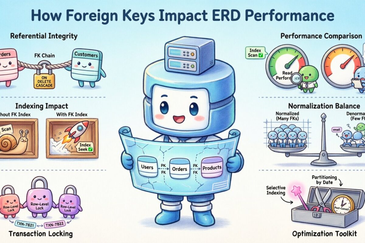 Analisis Penguraian Komponen: Bagaimana Kunci Asing Sebenarnya Mempengaruhi Kinerja Diagram Hubungan Entitas