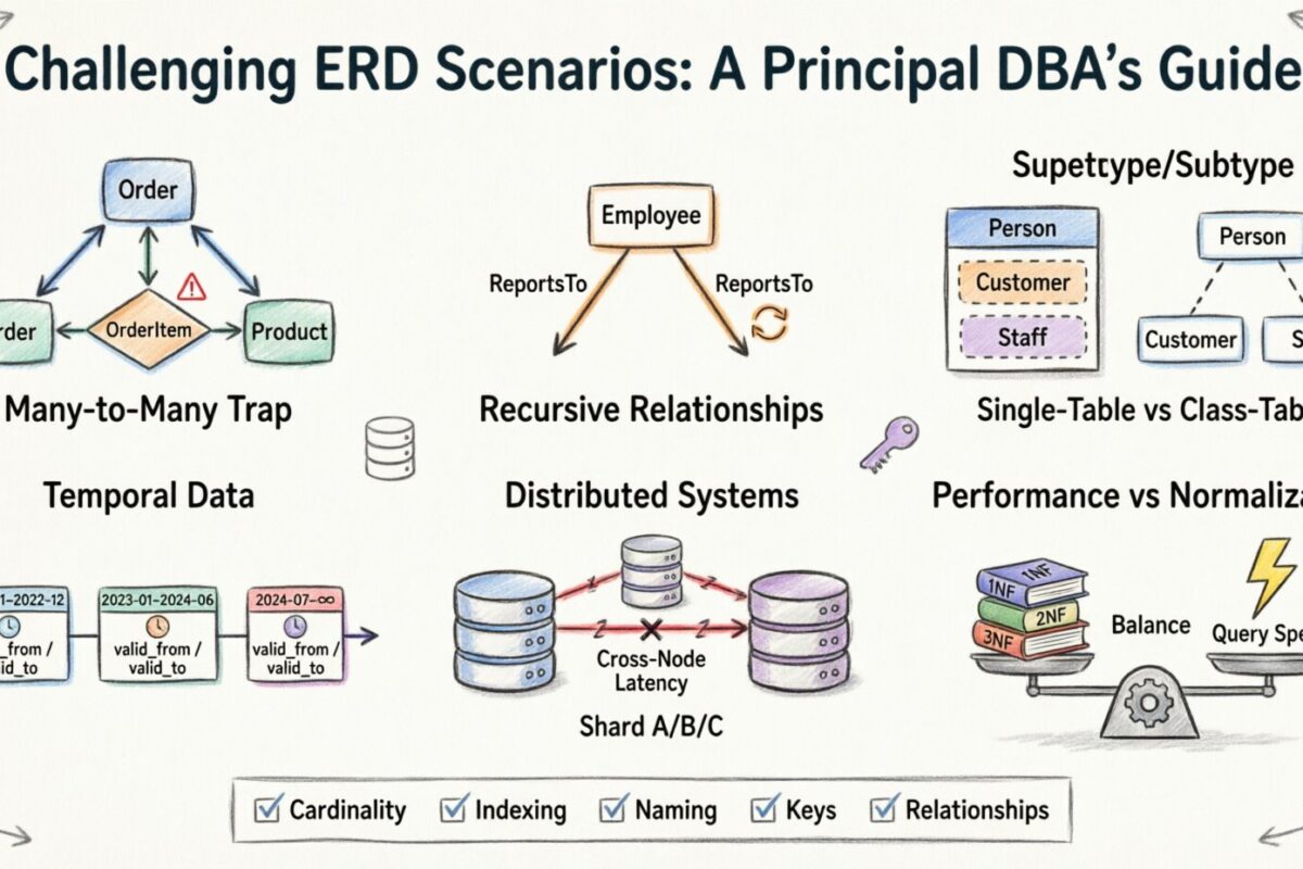 Perguntas e Respostas com DBAs Principais: Os Cenários Mais Desafiadores de Diagramas de Relacionamento de Entidades que Enfrentamos