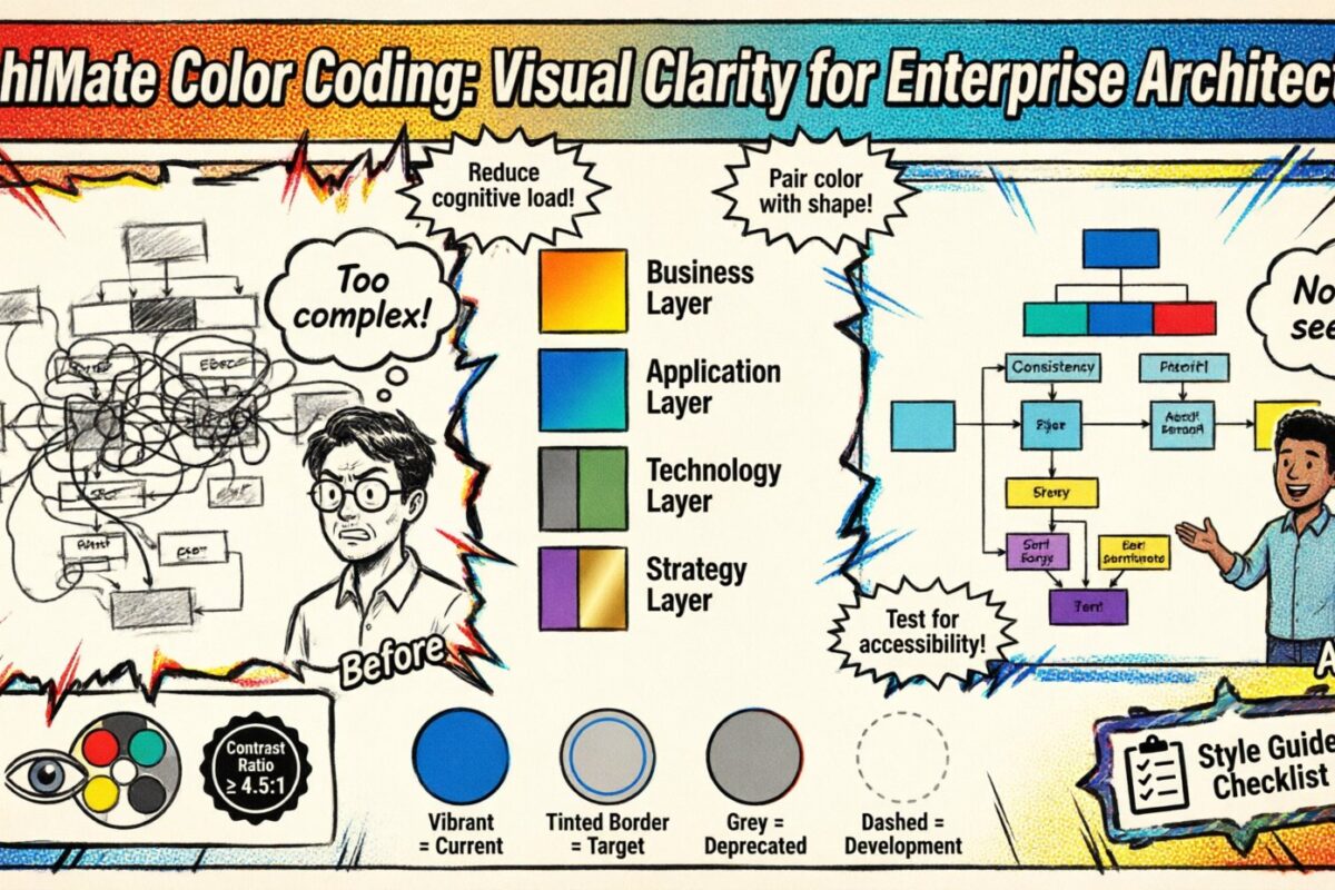 透過ArchiMate色彩編碼提升圖表可讀性