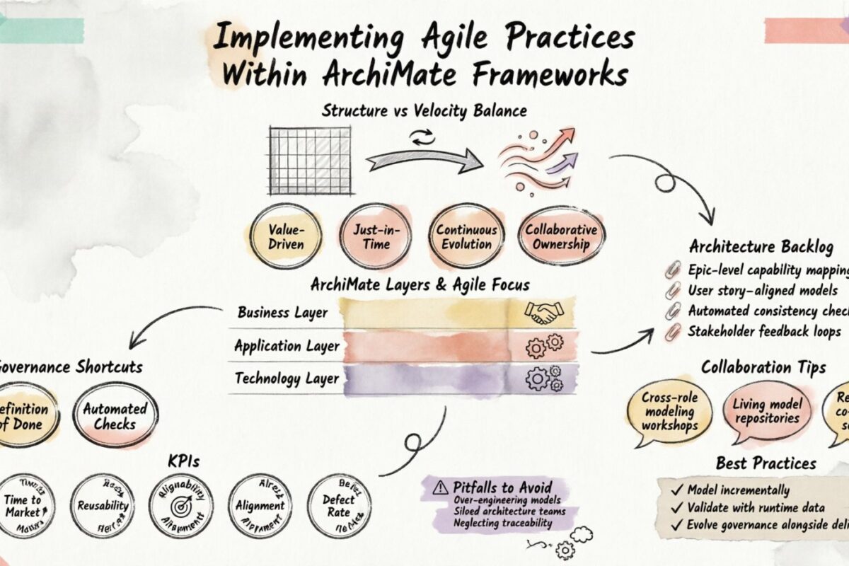 Implementing Agile Practices Within ArchiMate Frameworks Implementing Agile Practices Within ArchiMate Frameworks
