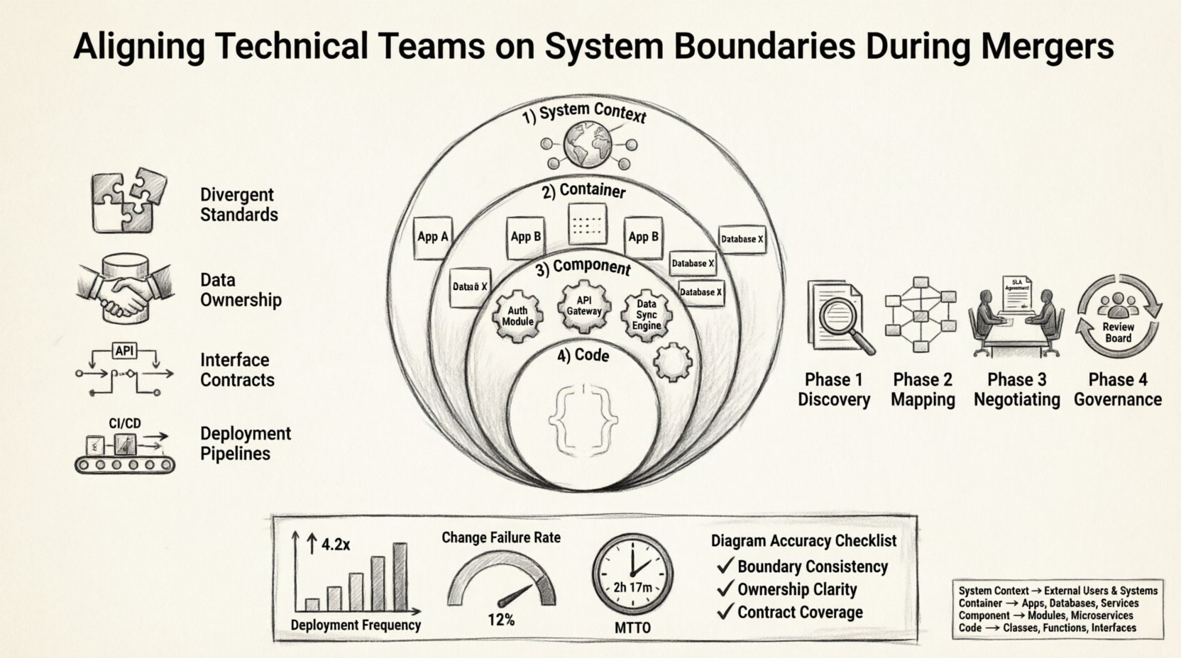 C4 Model Guide: Aligning Technical Teams on System Boundaries During Mergers C4 Model Guide: Aligning Technical Teams on System Boundaries During Mergers