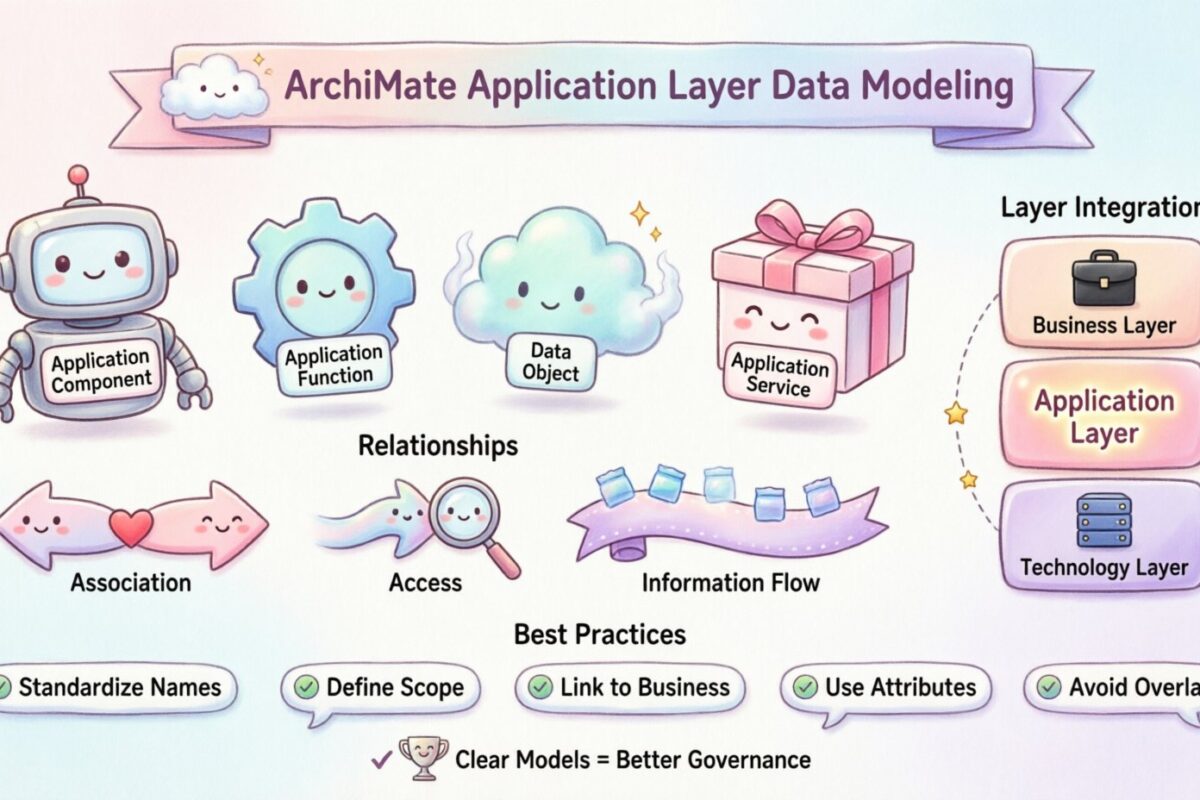 Structuring Data Models Within ArchiMate Application Layer