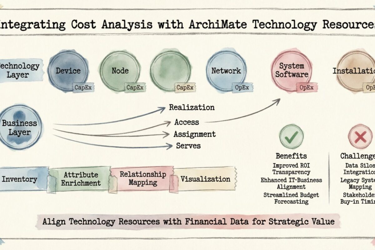 Integrating Cost Analysis with ArchiMate Technology Resources