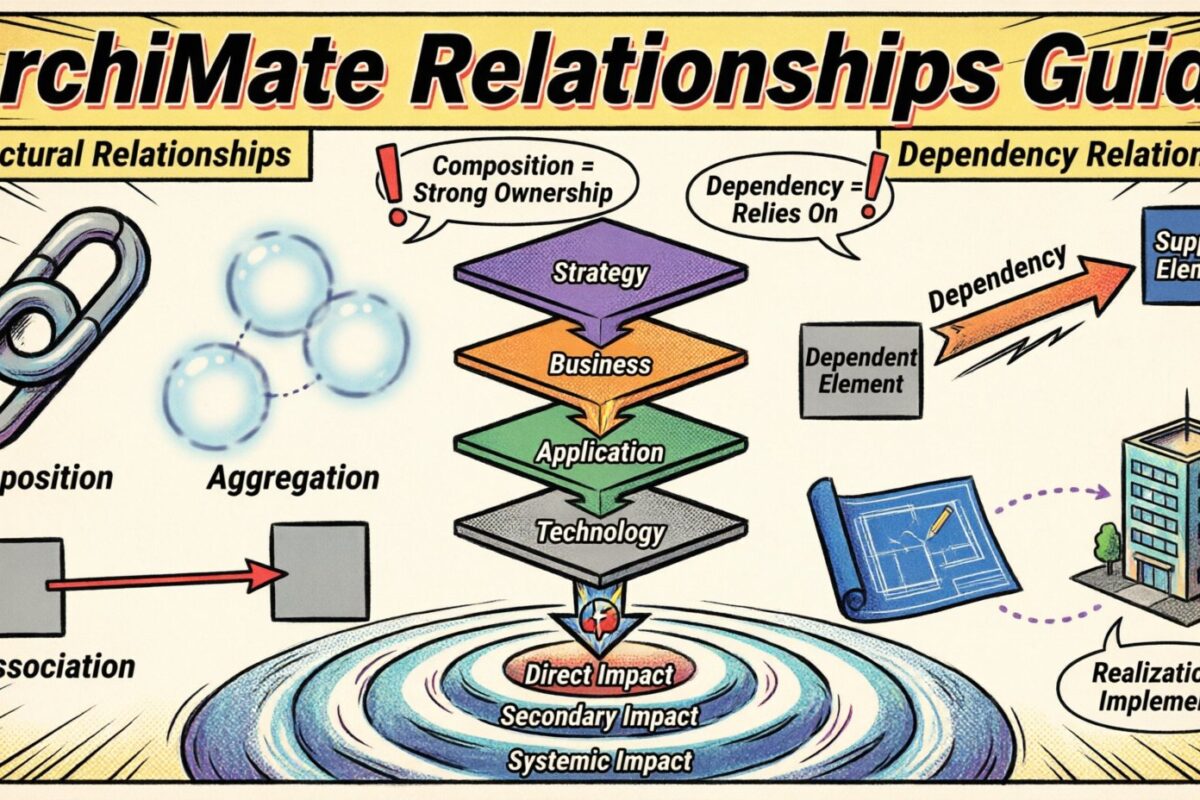 Clarifying Structural and Dependency Relationships in ArchiMate
