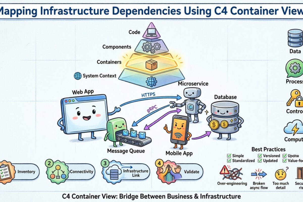 Mapping Infrastructure Dependencies Using C4 Container Views