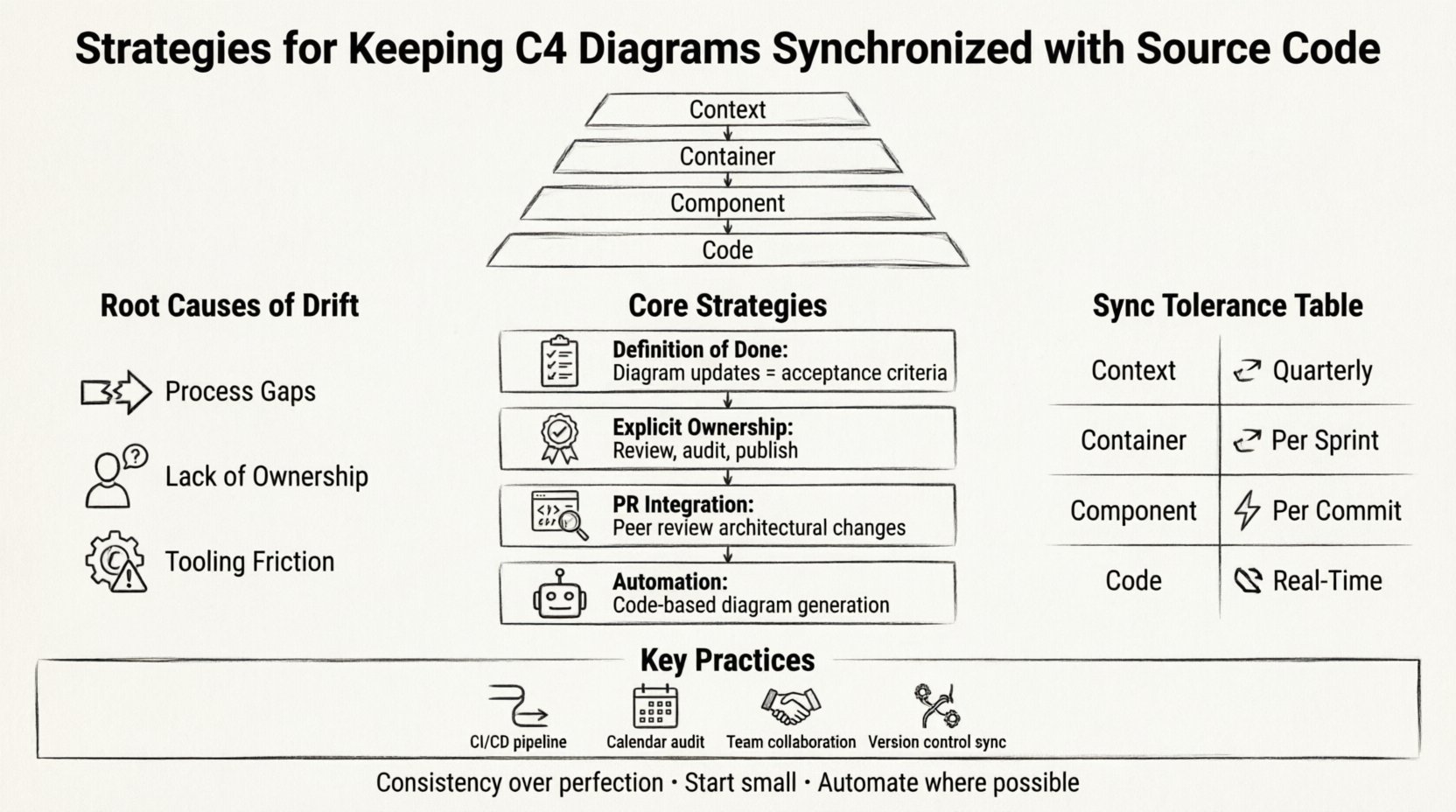 Strategies for Keeping C4 Diagrams Synchronized with Source Code Strategies for Keeping C4 Diagrams Synchronized with Source Code