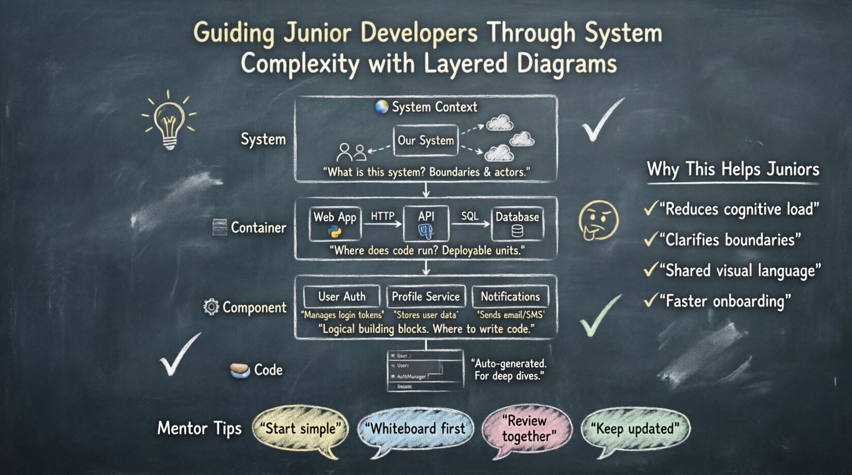 C4 Model Guide: Guiding Junior Developers Through System Complexity with Layered Diagrams C4 Model Guide: Guiding Junior Developers Through System Complexity with Layered Diagrams
