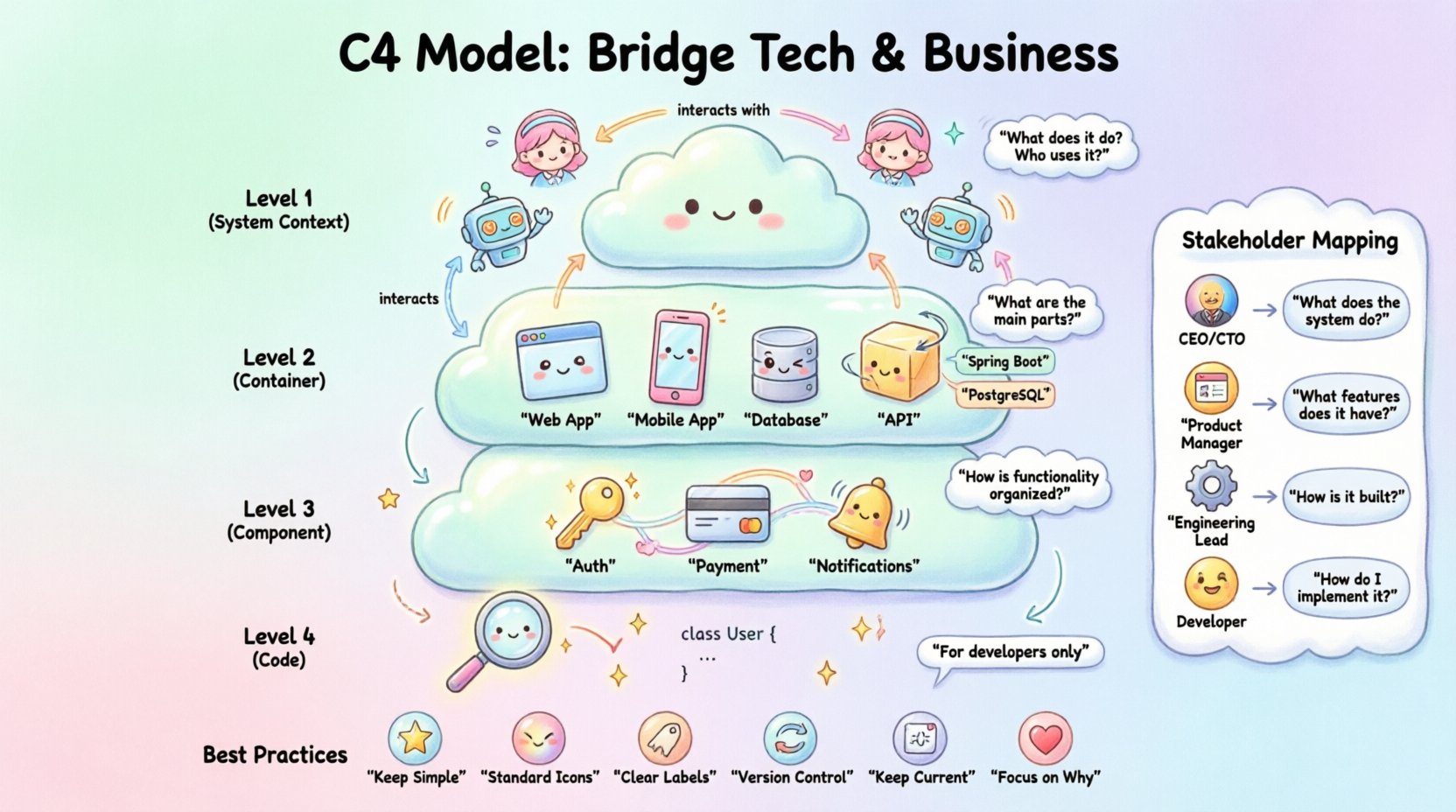 Communicating System Complexity to Non-Technical Stakeholders with C4