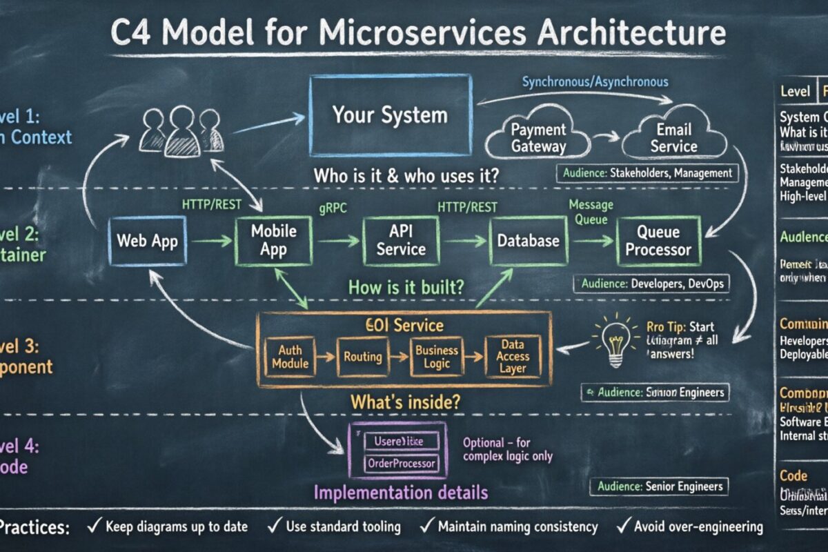 Mapping Microservices Architecture Using C4 Model Levels Mapping Microservices Architecture Using C4 Model Levels