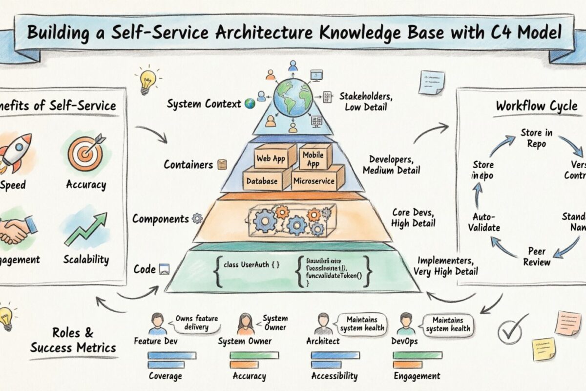 Building a Self-Service Architecture Knowledge Base with C4