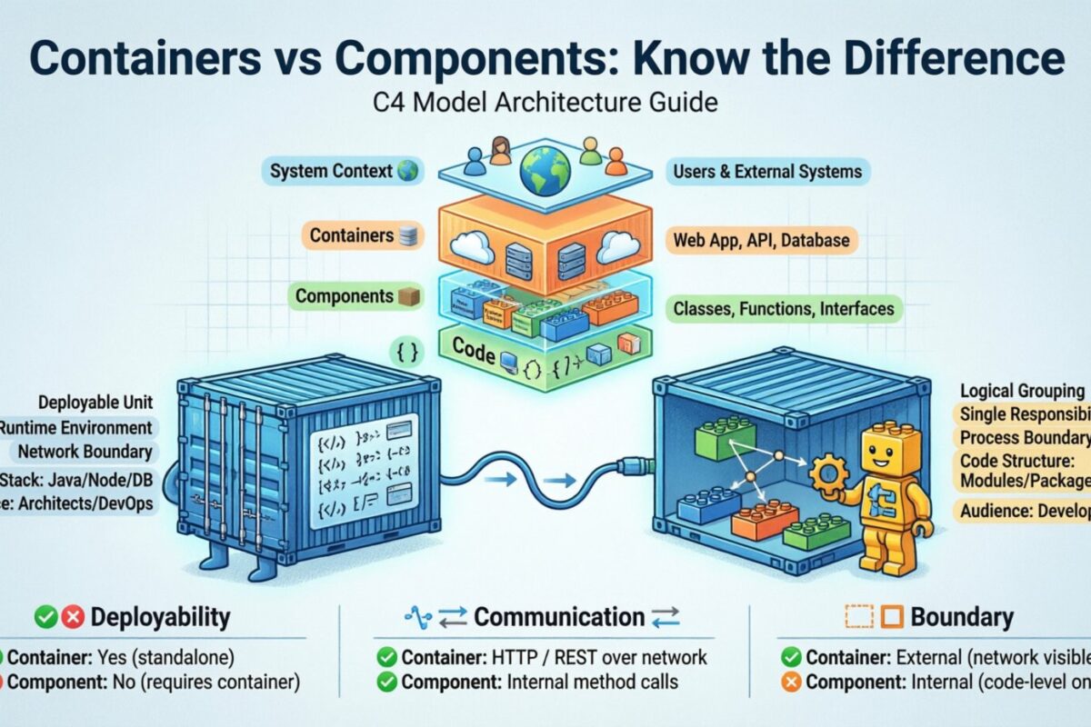 C4 Model Guide: Differentiating Containers and Components in Modern Architecture C4 Model Guide: Differentiating Containers and Components in Modern Architecture