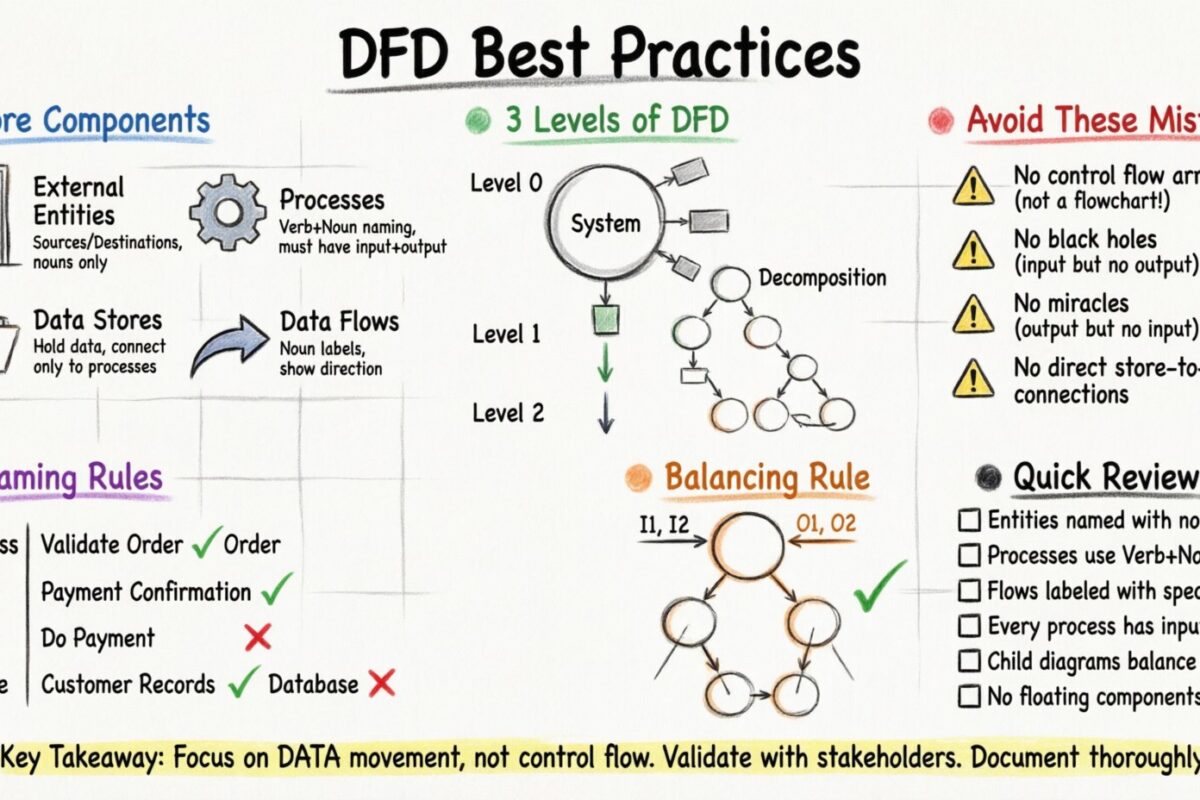 Best Practices for Drawing Accurate Data Flow Diagrams