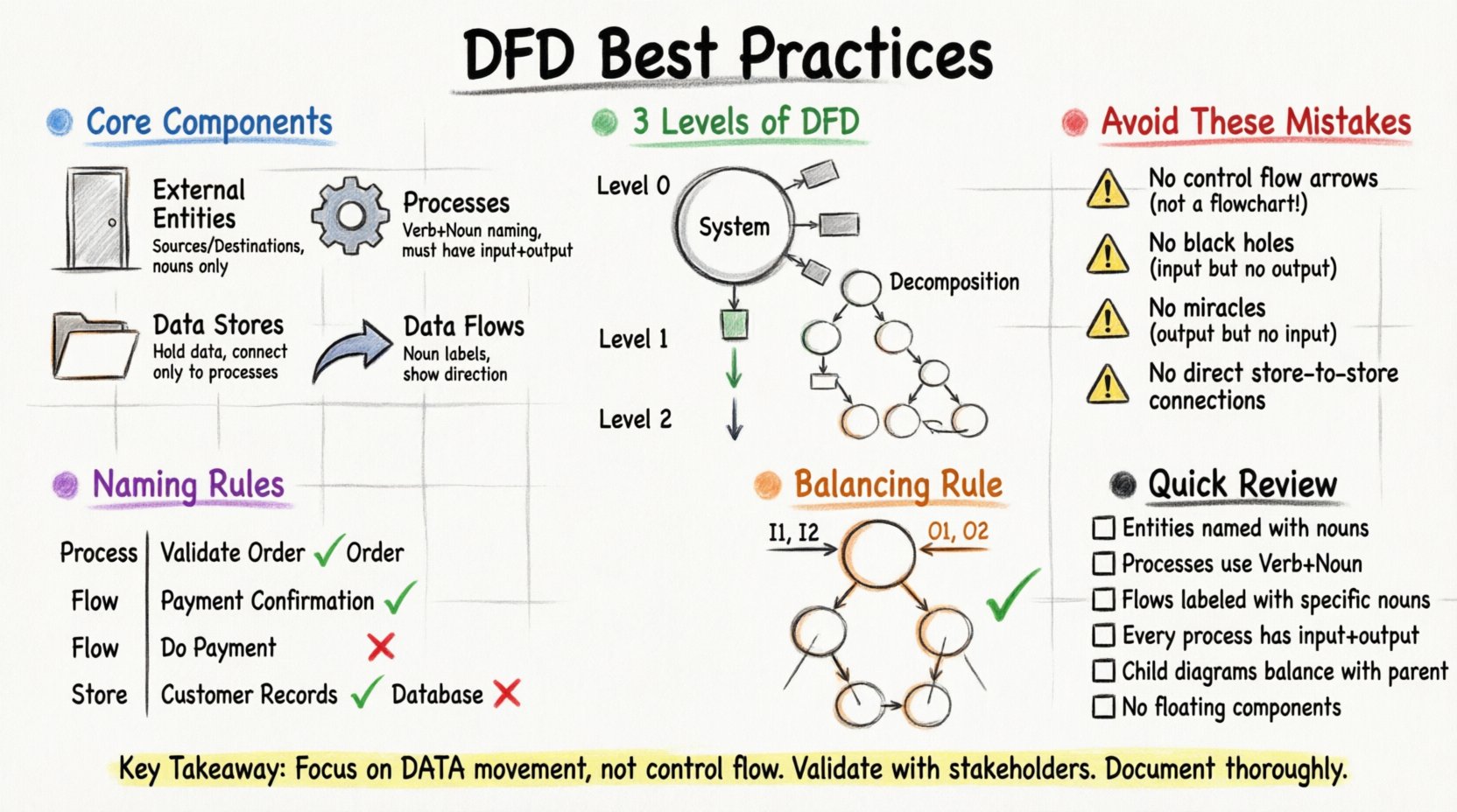 Best Practices for Drawing Accurate Data Flow Diagrams