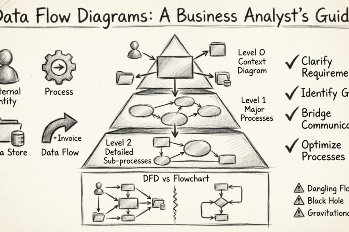 Data Flow Diagrams for Business Analysts: A Practical Guide