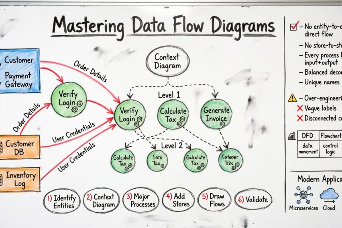 Software Engineering Essentials: Mastering Data Flow Diagrams