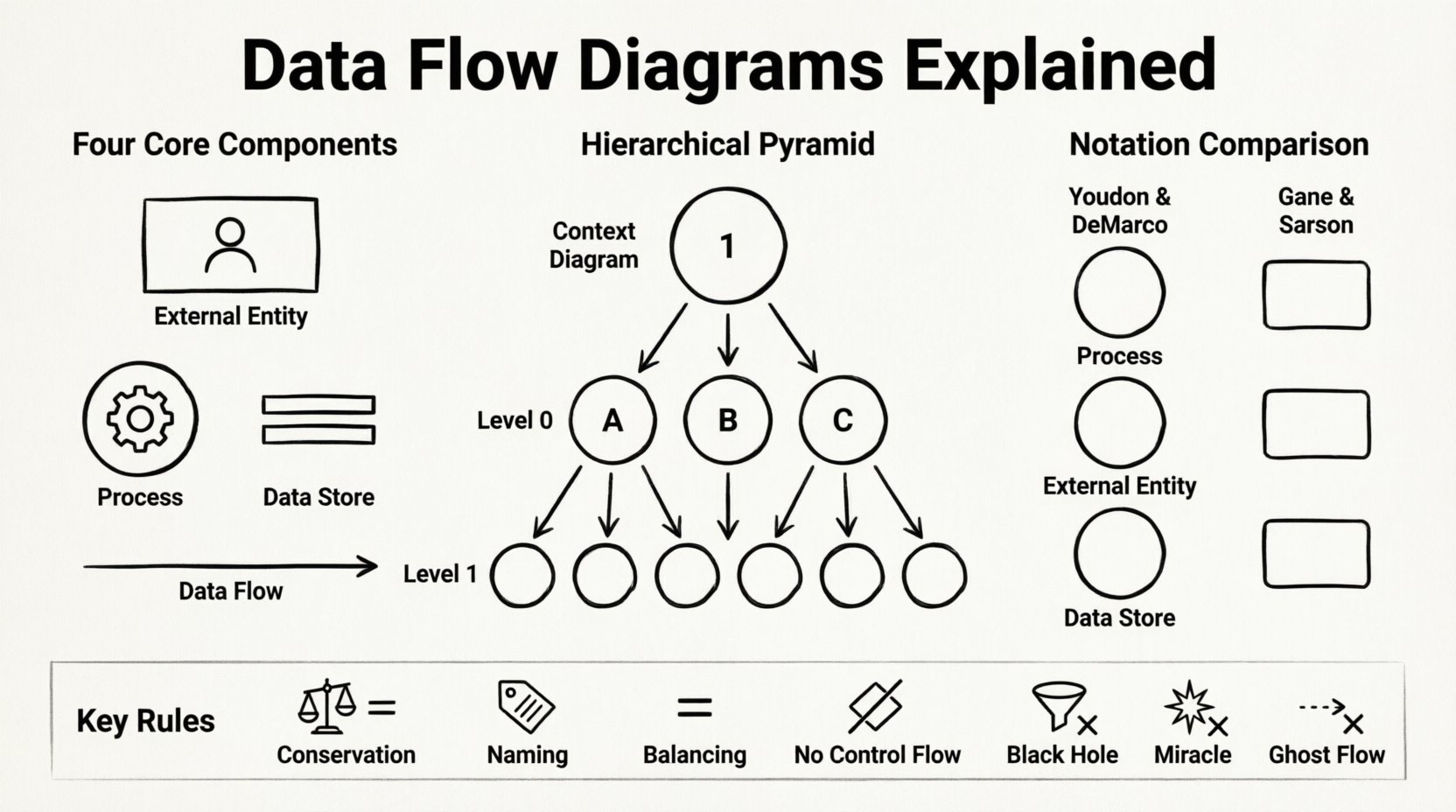 Data Flow Diagrams Explained: Definitions and Structures