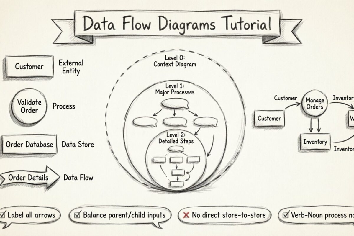 Data Flow Diagrams Tutorial: Drawing Your First Diagram Data Flow Diagrams Tutorial: Drawing Your First Diagram