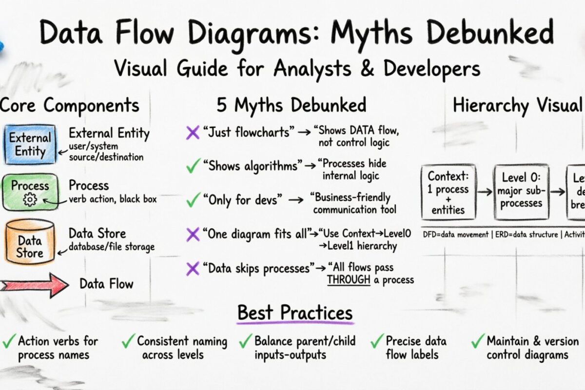 Data Flow Diagrams: Myths and Misconceptions Debunked