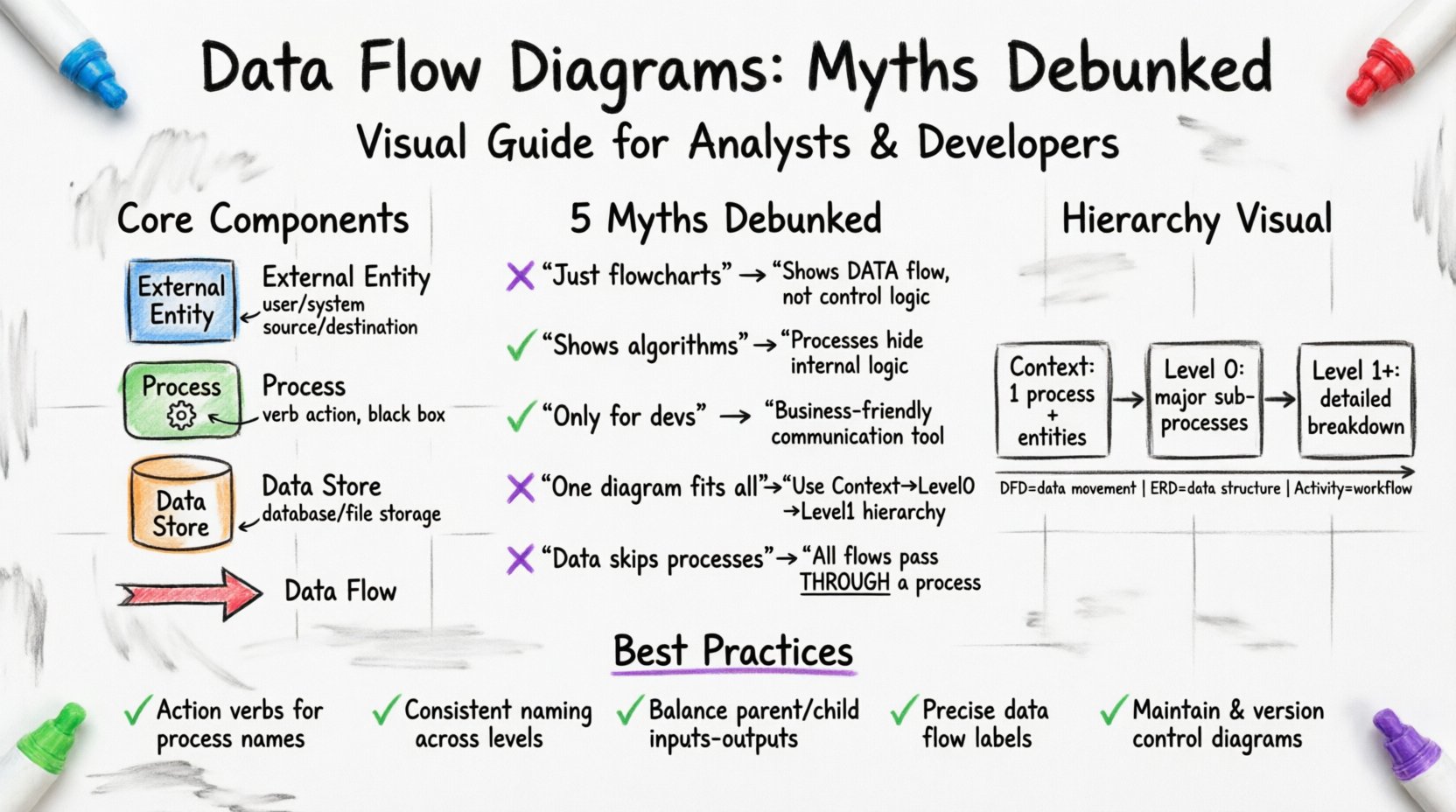 Data Flow Diagrams: Myths and Misconceptions Debunked