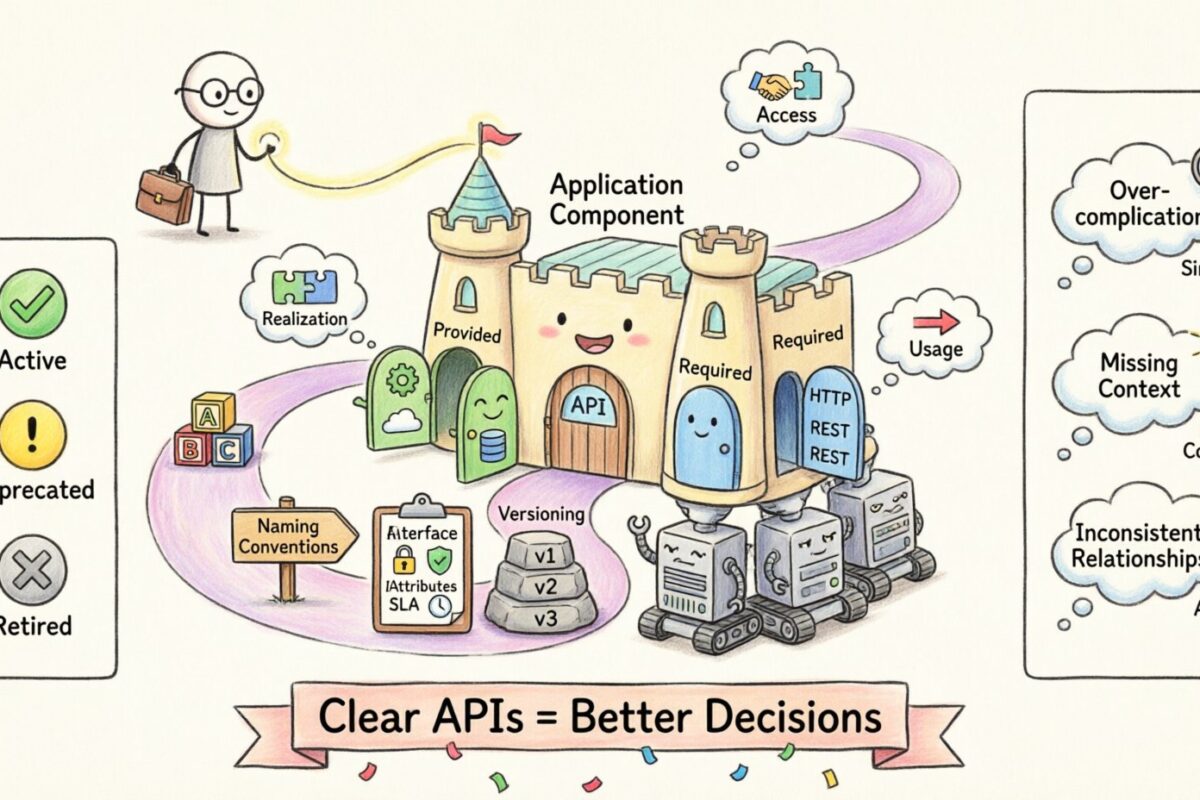 Documenting API Interfaces in ArchiMate Application Components