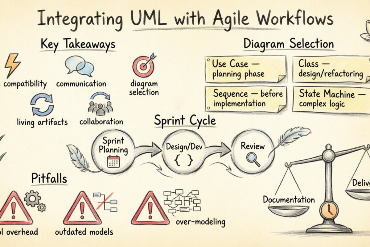 Integrating UML with Agile Workflows