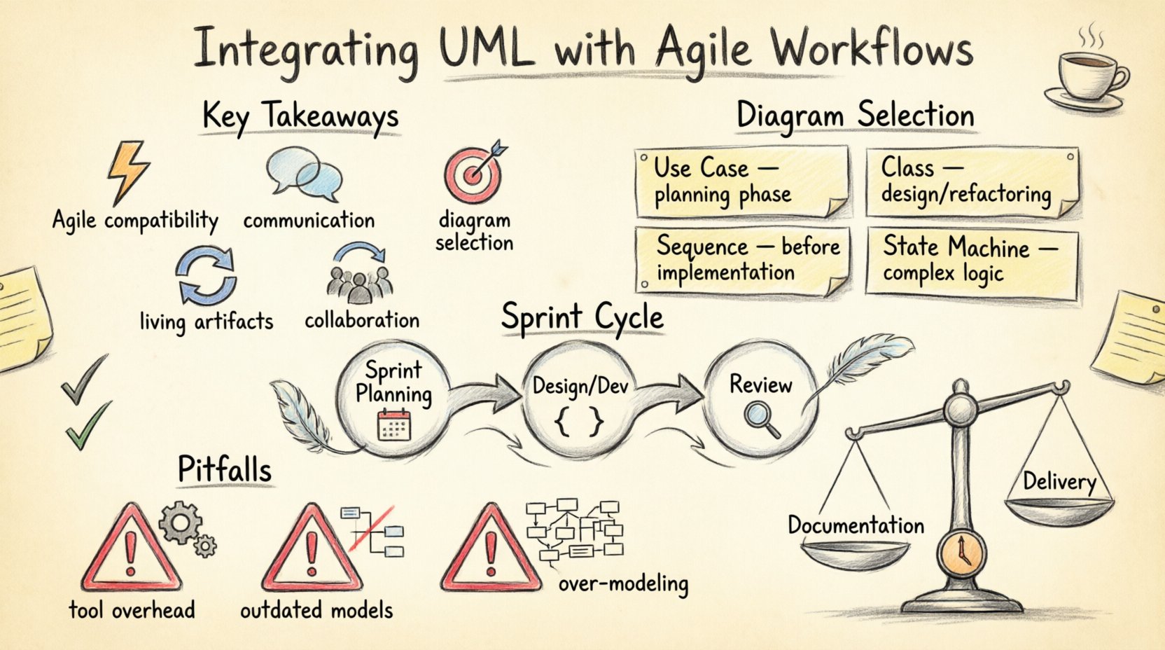 Integrating UML with Agile Workflows