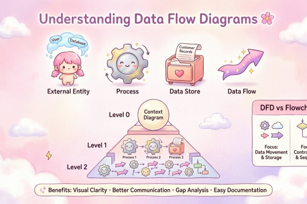 Understanding Data Flow Diagrams: A Beginner’s Roadmap Understanding Data Flow Diagrams: A Beginner’s Roadmap