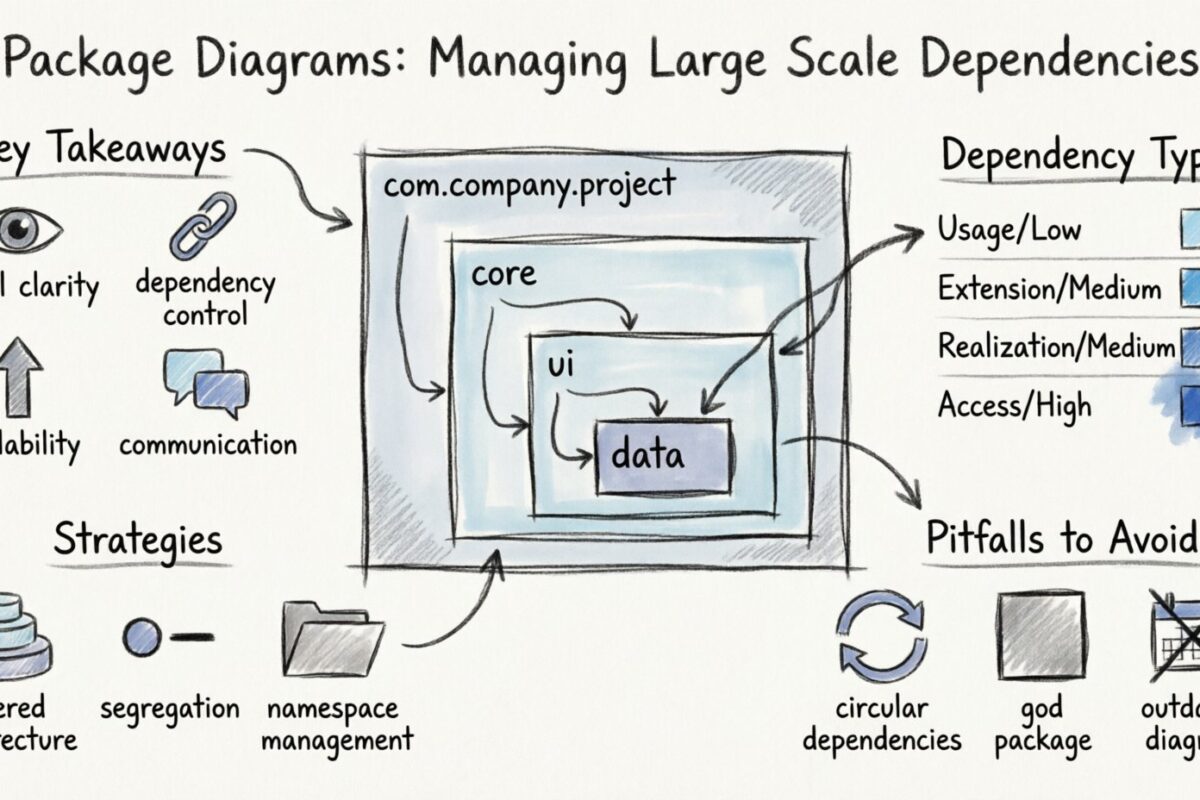 Package Diagrams: Managing Large Scale Dependencies Package Diagrams: Managing Large Scale Dependencies