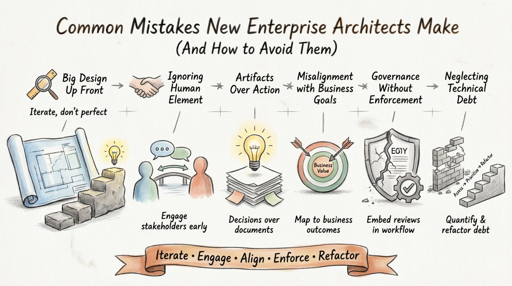 Common Mistakes New Enterprise Architects Make (And How to Avoid Them)