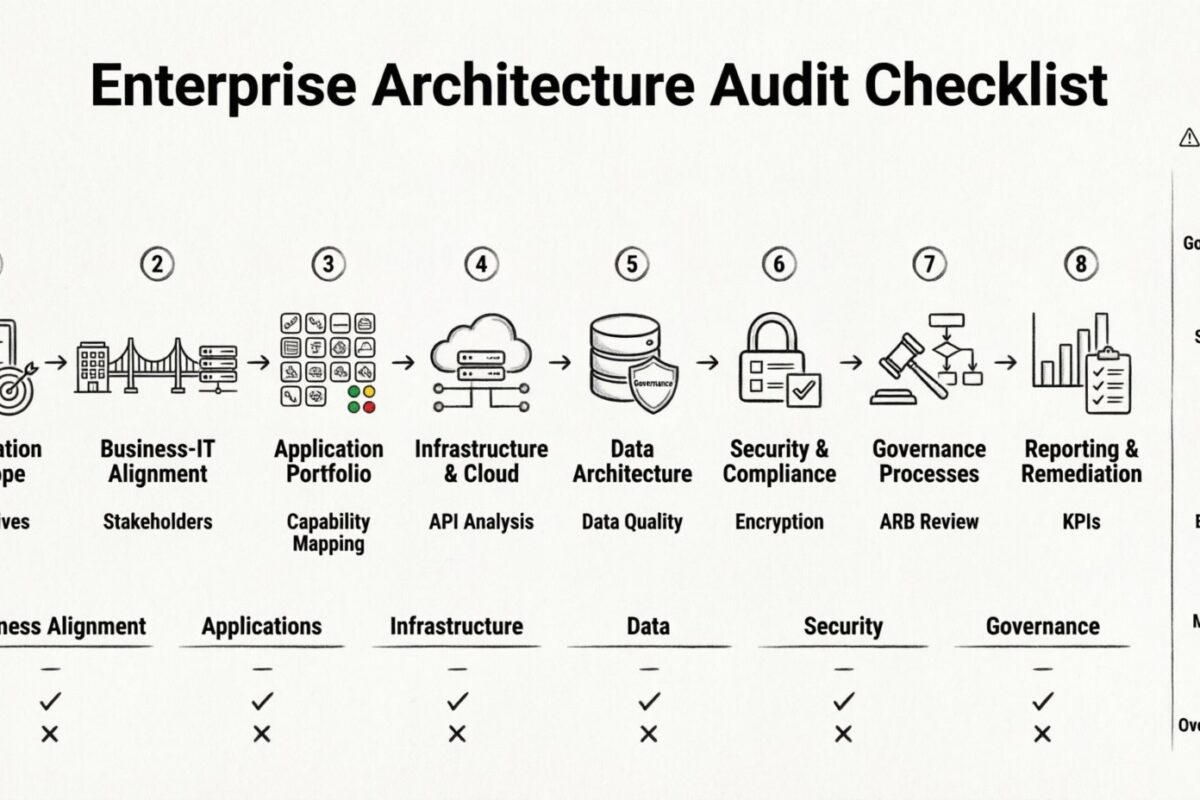 Checklist for Auditing Existing Enterprise Architectures Checklist for Auditing Existing Enterprise Architectures