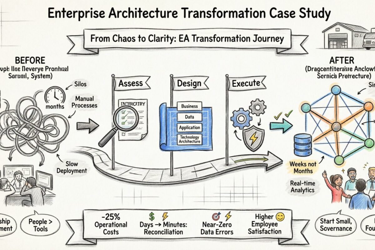 Case Study: How One Company Transformed Using Enterprise Architecture Principles