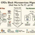 Why Your Entity Relationship Diagrams Are Blocking Microservices Migration (And How to Fix It) Why Your Entity Relationship Diagrams Are Blocking Microservices Migration (And How to Fix It)