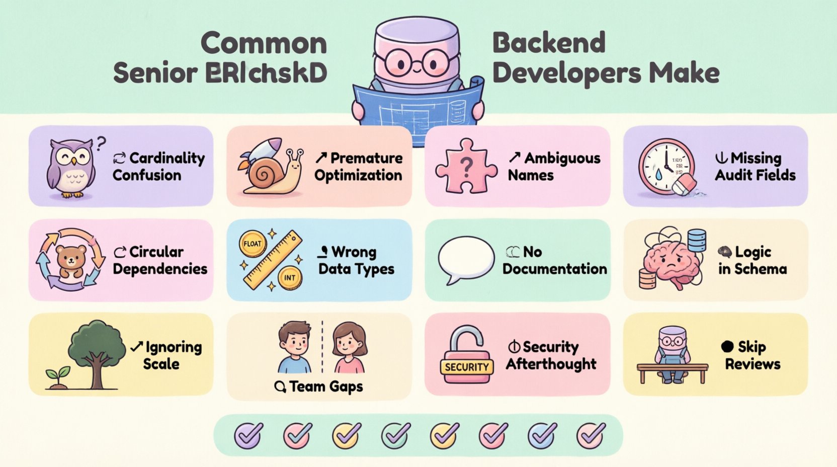 Common Mistakes Senior Backend Developers Make When Designing Entity Relationship Diagrams