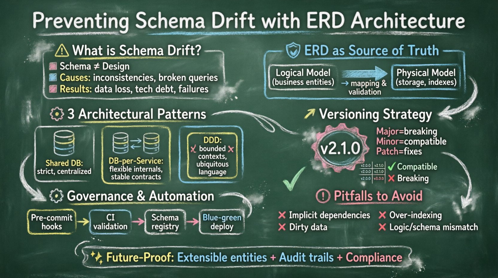 Entity Relationship Diagram Architectures That Prevent Schema Drift in Scalable Systems
