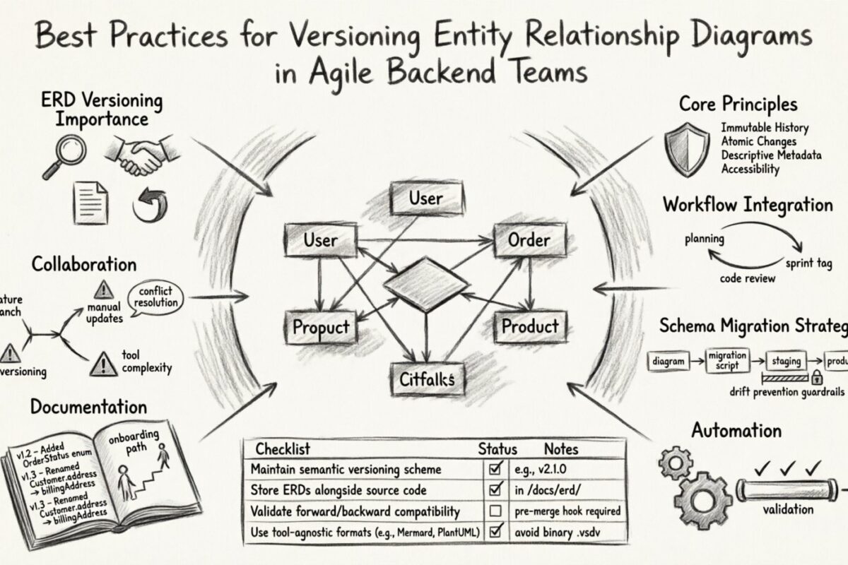 Best Practices for Versioning Entity Relationship Diagrams in Agile Backend Teams