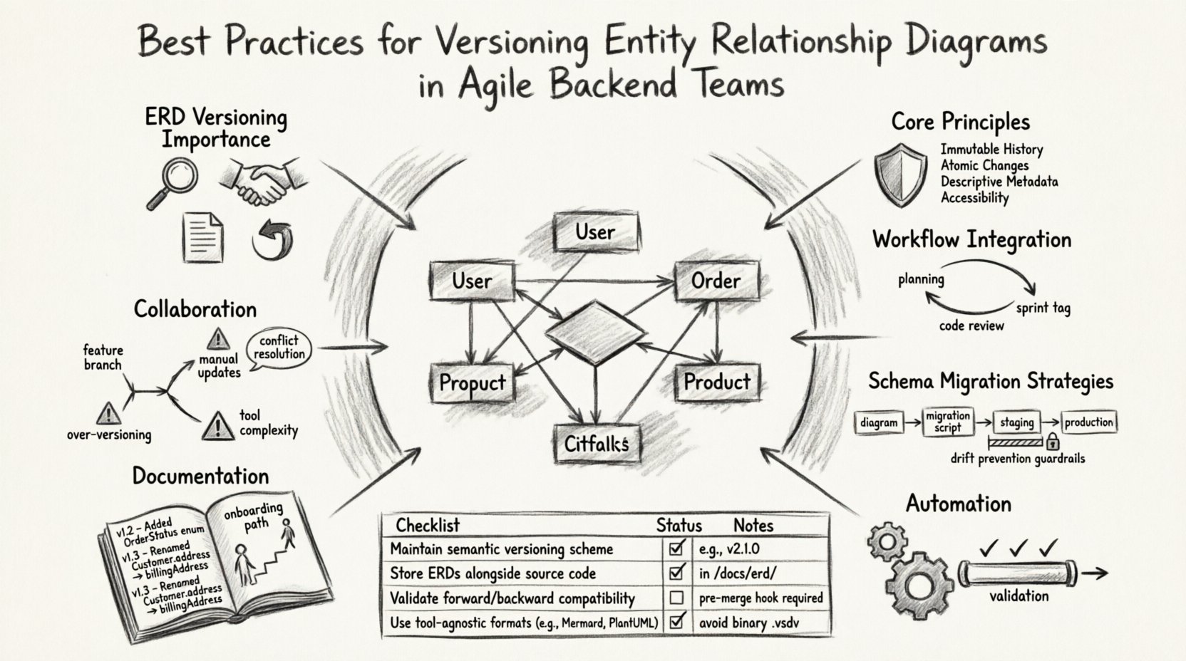 Best Practices for Versioning Entity Relationship Diagrams in Agile Backend Teams