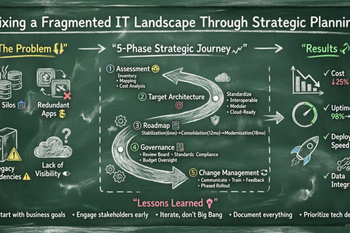 Case Study: Fixing a Fragmented IT Landscape Through Strategic Planning