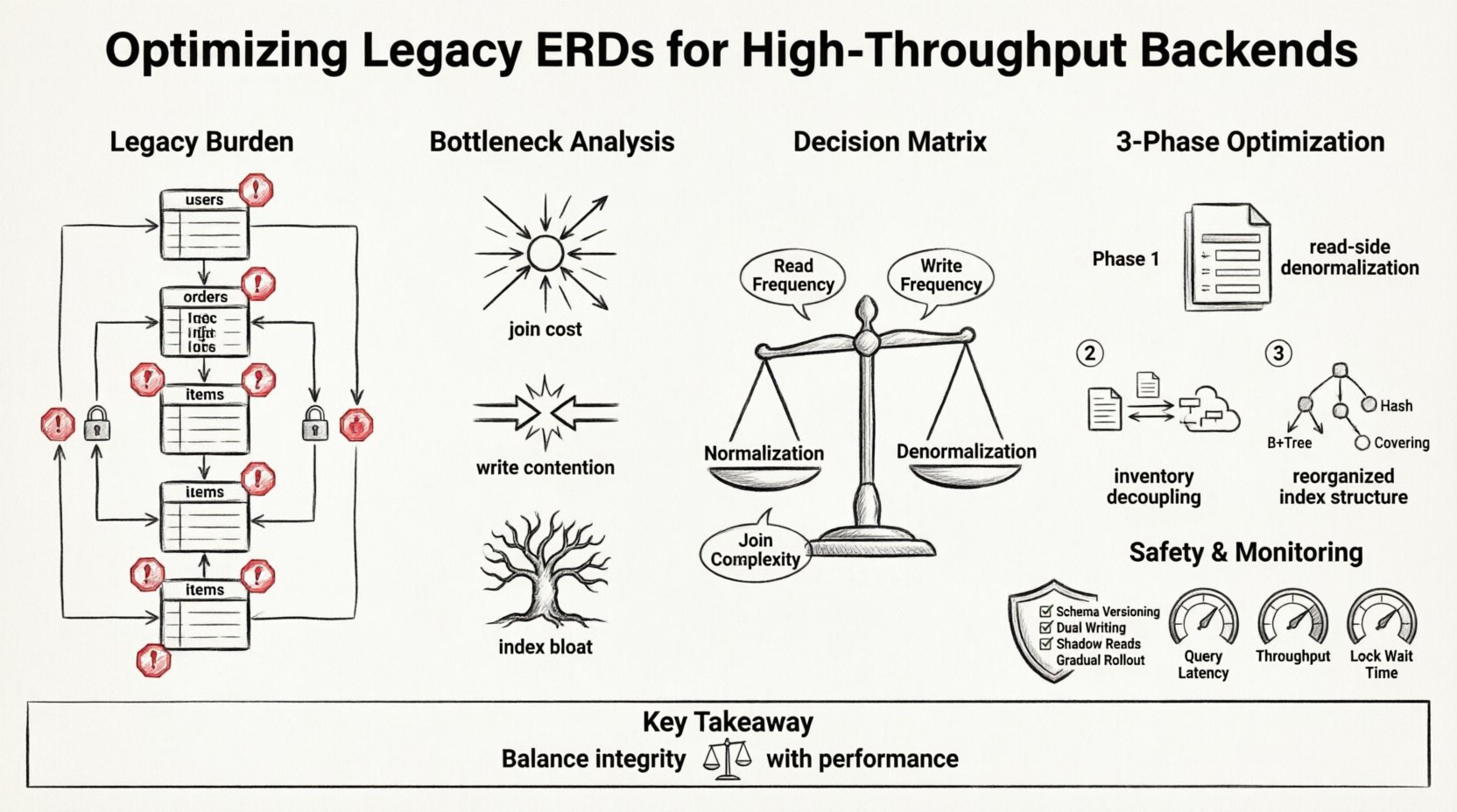 Real-World Case Study: Optimizing Legacy Entity Relationship Diagrams for High-Throughput Backends