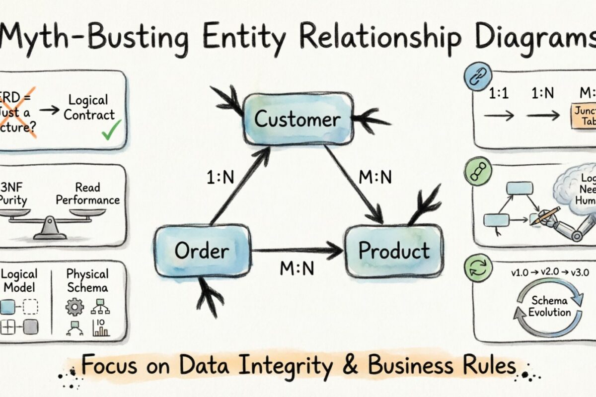 Myth-Busting Entity Relationship Diagrams: Separating Vendor Marketing from Database Reality Myth-Busting Entity Relationship Diagrams: Separating Vendor Marketing from Database Reality