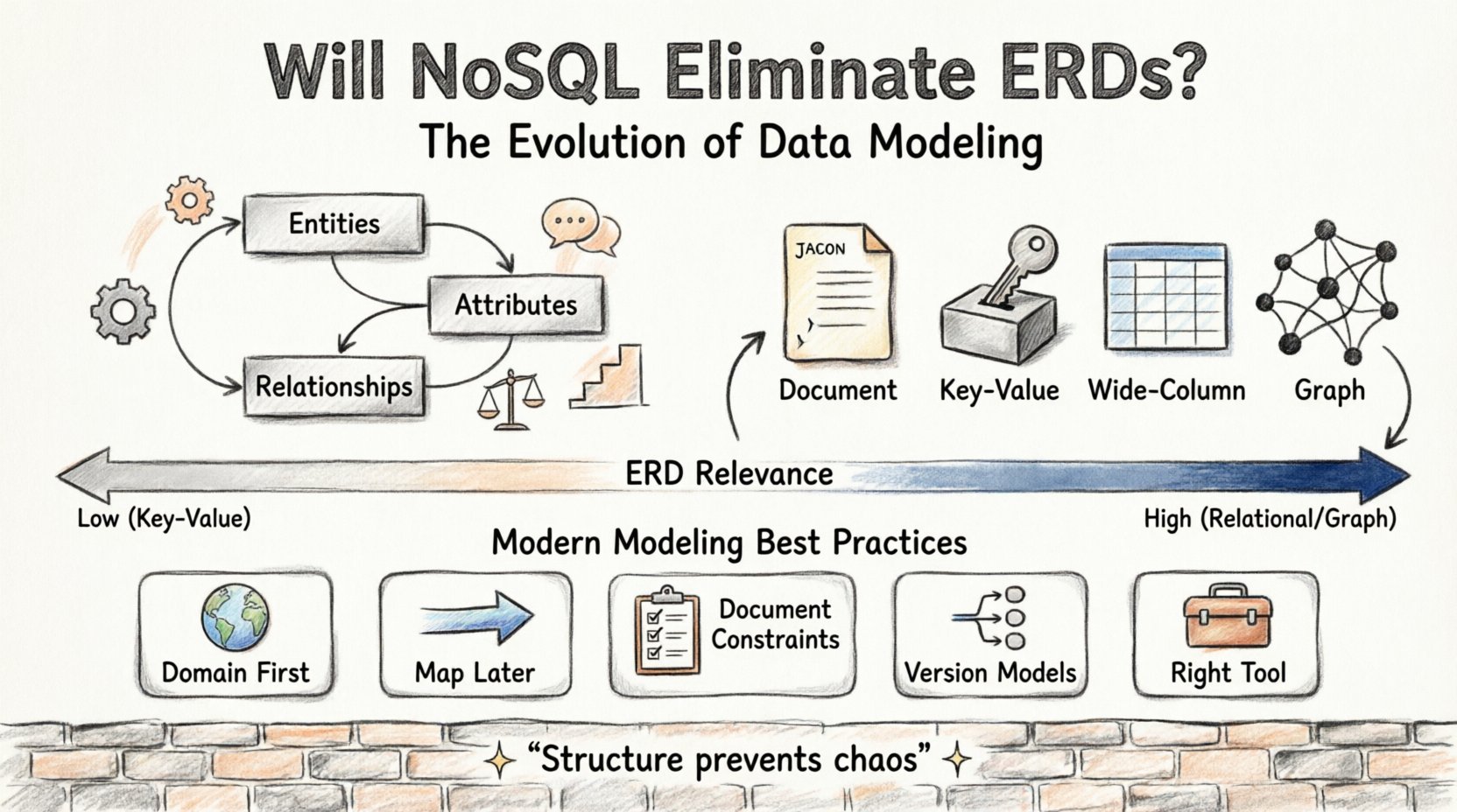 Future Outlook: Will NoSQL Eliminate the Need for Traditional Entity Relationship Diagrams? Future Outlook: Will NoSQL Eliminate the Need for Traditional Entity Relationship Diagrams?