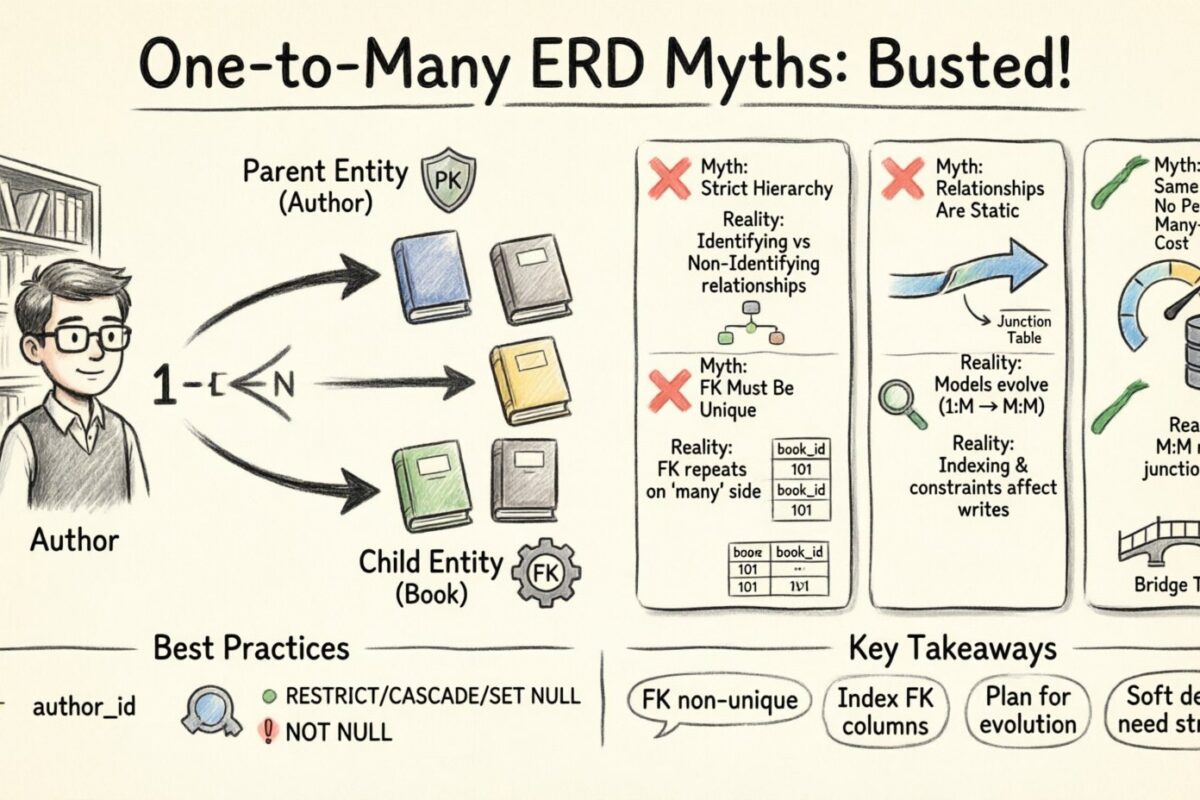 Myth-Busting Common Assumptions About One-to-Many Relationships in Entity Relationship Diagrams Myth-Busting Common Assumptions About One-to-Many Relationships in Entity Relationship Diagrams
