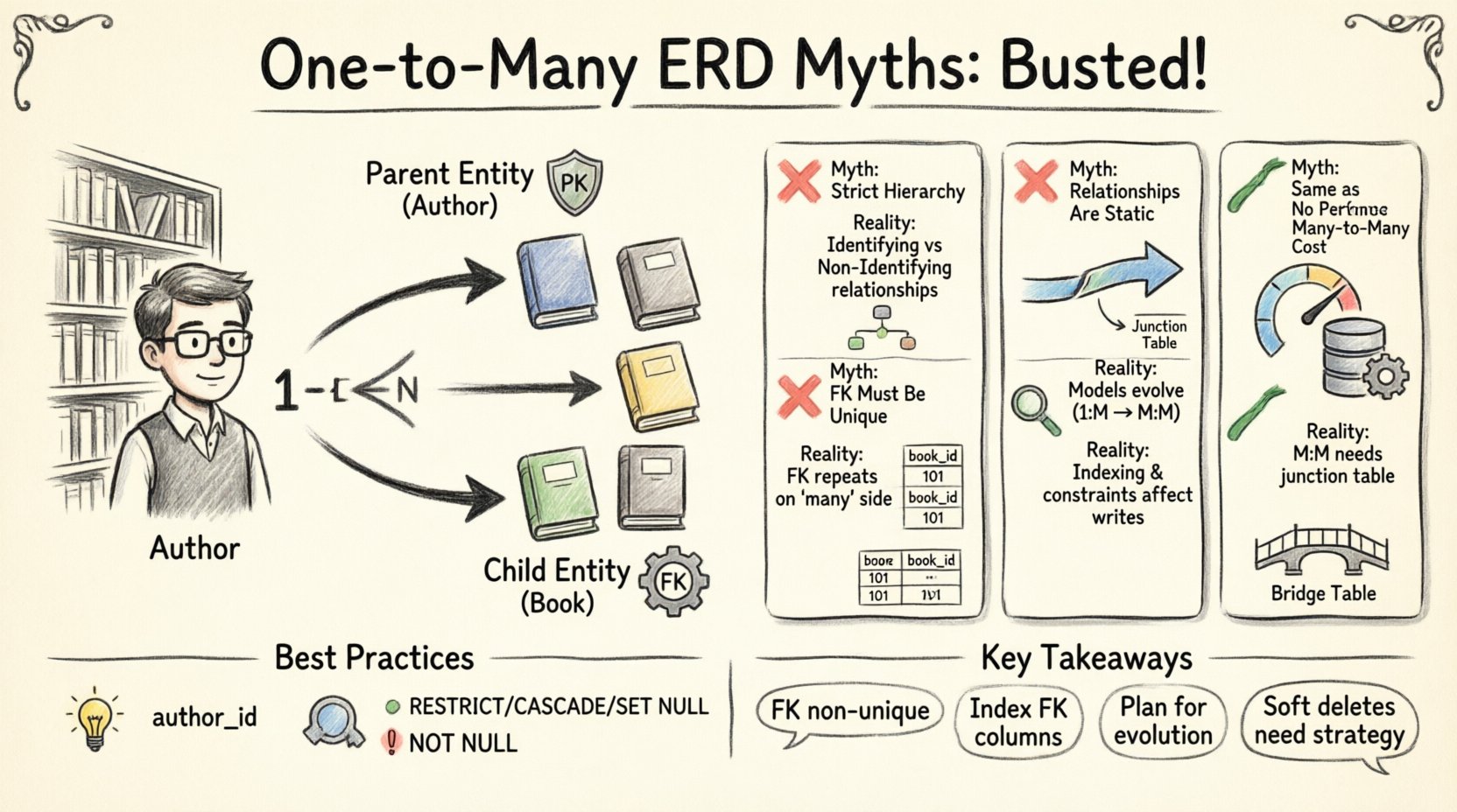 Myth-Busting Common Assumptions About One-to-Many Relationships in Entity Relationship Diagrams Myth-Busting Common Assumptions About One-to-Many Relationships in Entity Relationship Diagrams